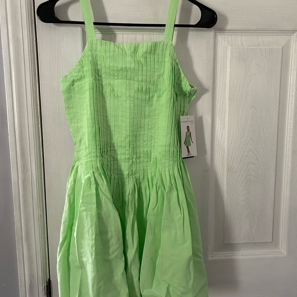 Habitual Lime Green Kids Casual Dress size 12